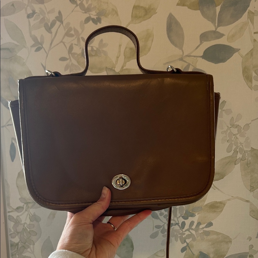 Coach Tan Leather Bag